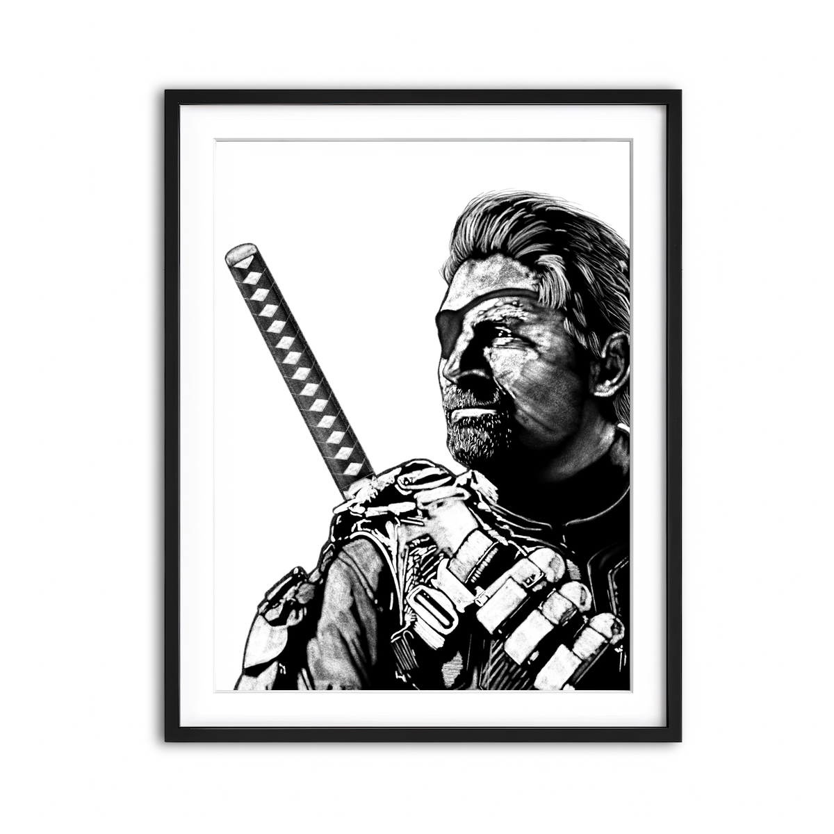 Framed Print 3x4 Black