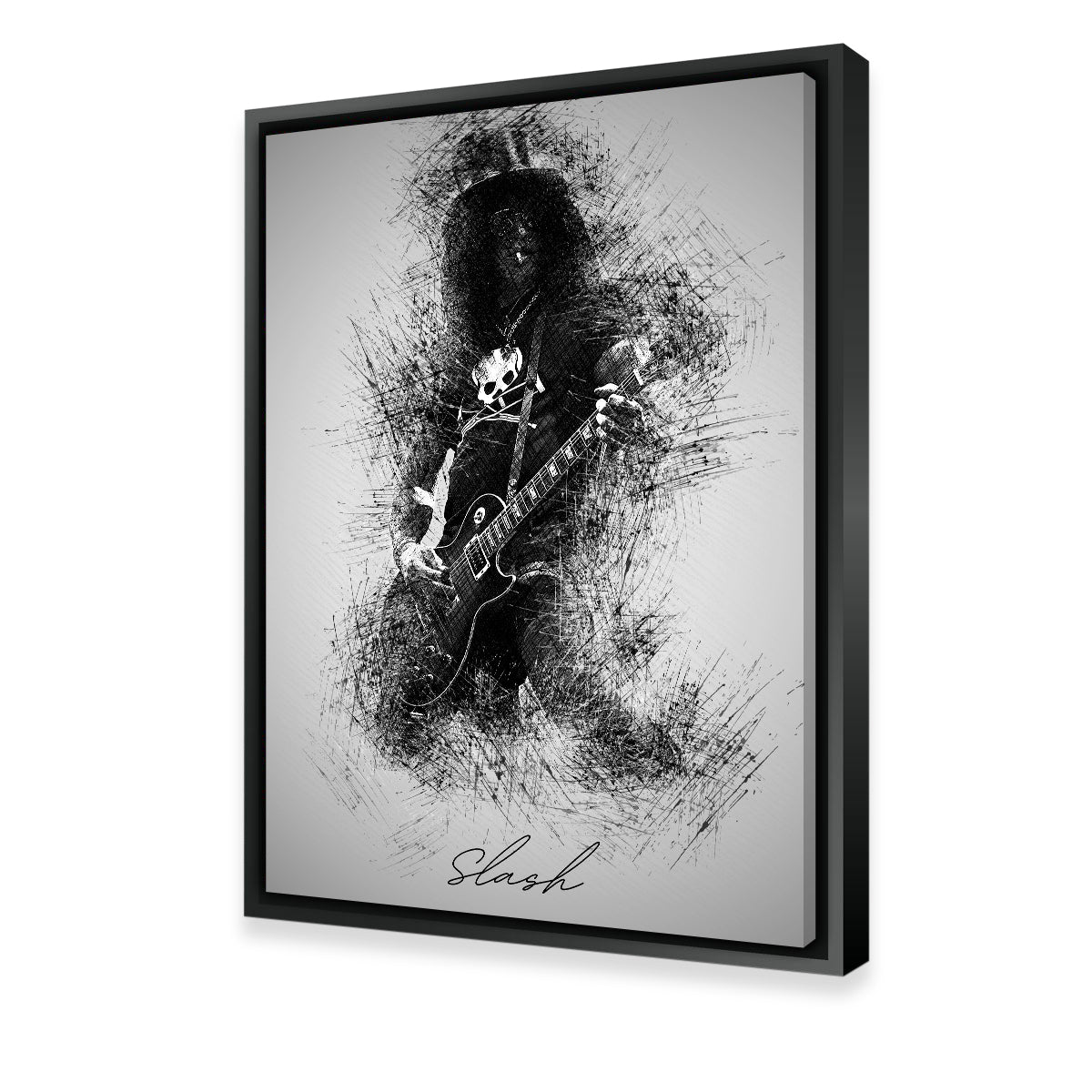 Slash With Cig Wall Art