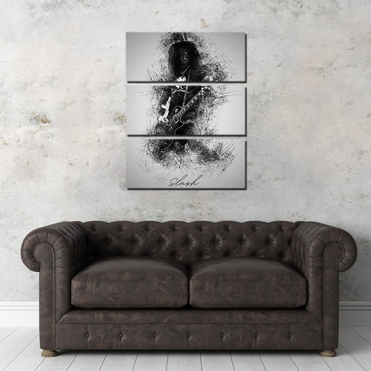 Slash With Cig Wall Art