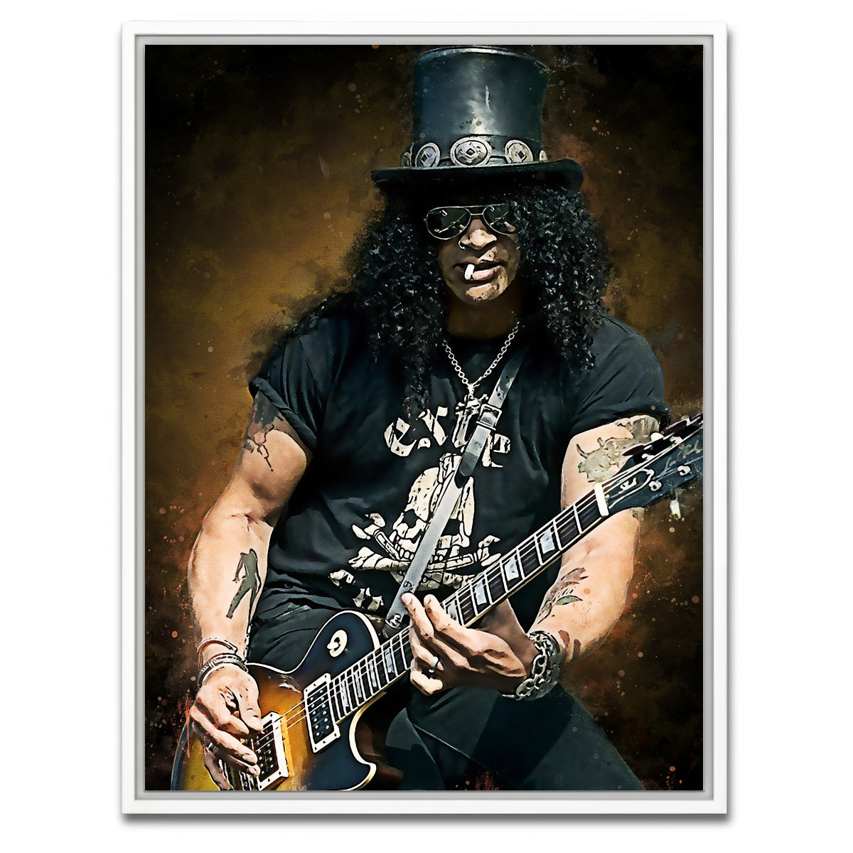 AUTO-MOCKUP WHITE | Slash Paint | 1 Piece | White Framed Canvas | group=3x4