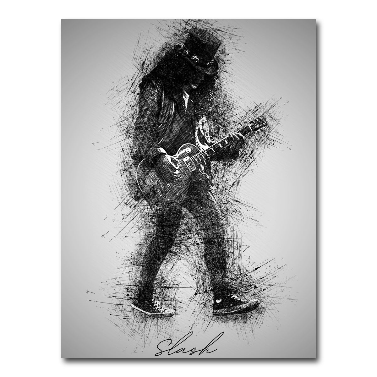AUTO-MOCKUP WHITE | Slash Sketch | 1 Piece | Gallery Wrap Canvas | group=3x4