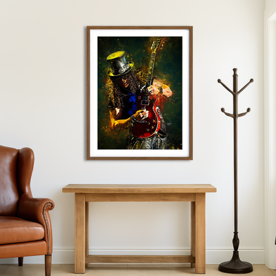 AUTO-MOCKUP ROOM | Slash Wall Art