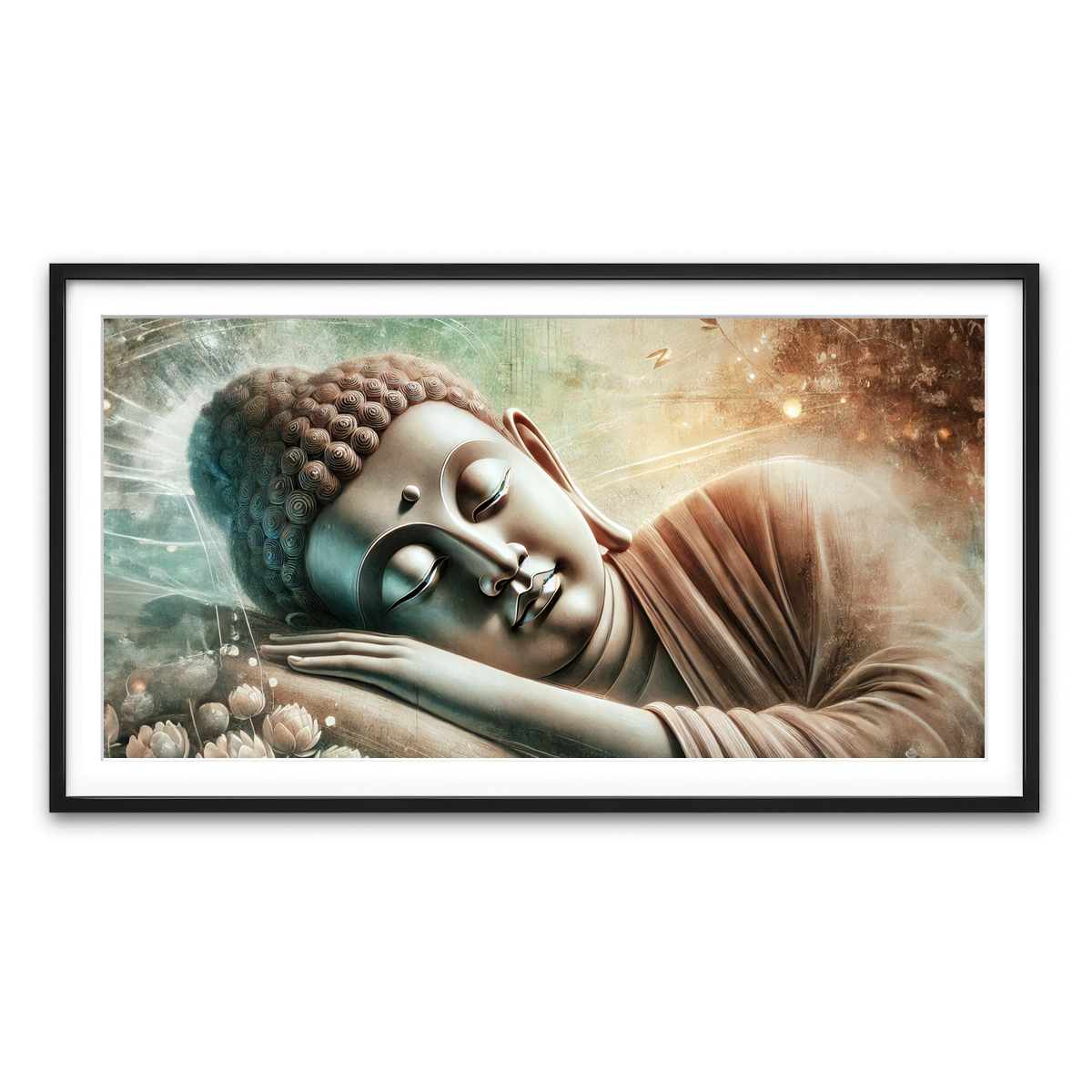 Framed Print 2x1 Black