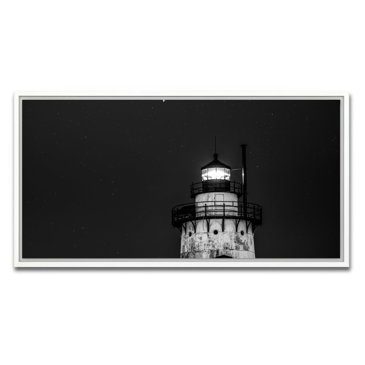 AUTO-MOCKUP WHITE | Sleepy Hollow Lighthouse | 1 Piece | White Framed Canvas | group=2x1