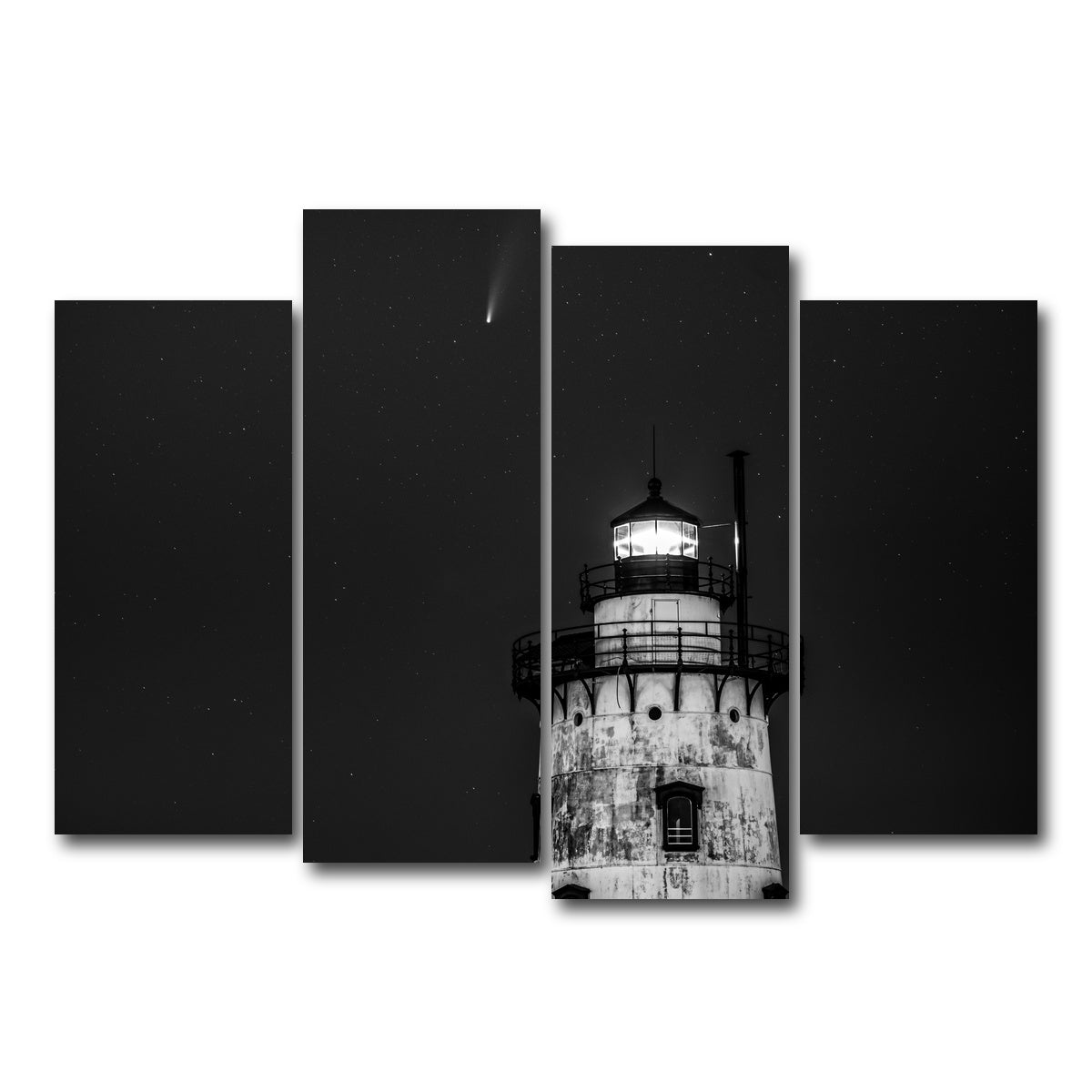 AUTO-MOCKUP WHITE | Sleepy Hollow Lighthouse | 4 Piece | Gallery Wrap Canvas | group=4_normal