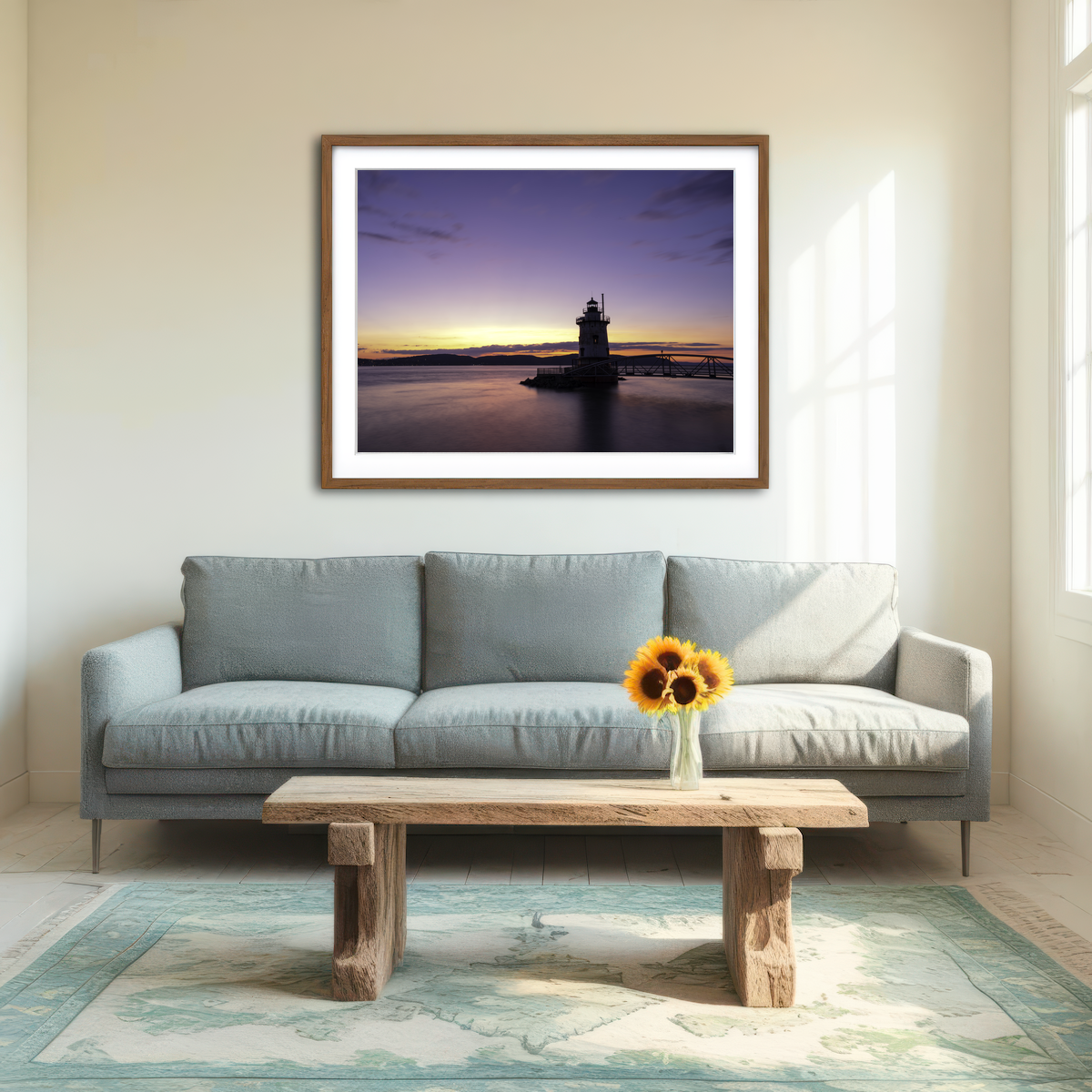 AUTO-MOCKUP ROOM | Sleepy Hollow Sunset Wall Art