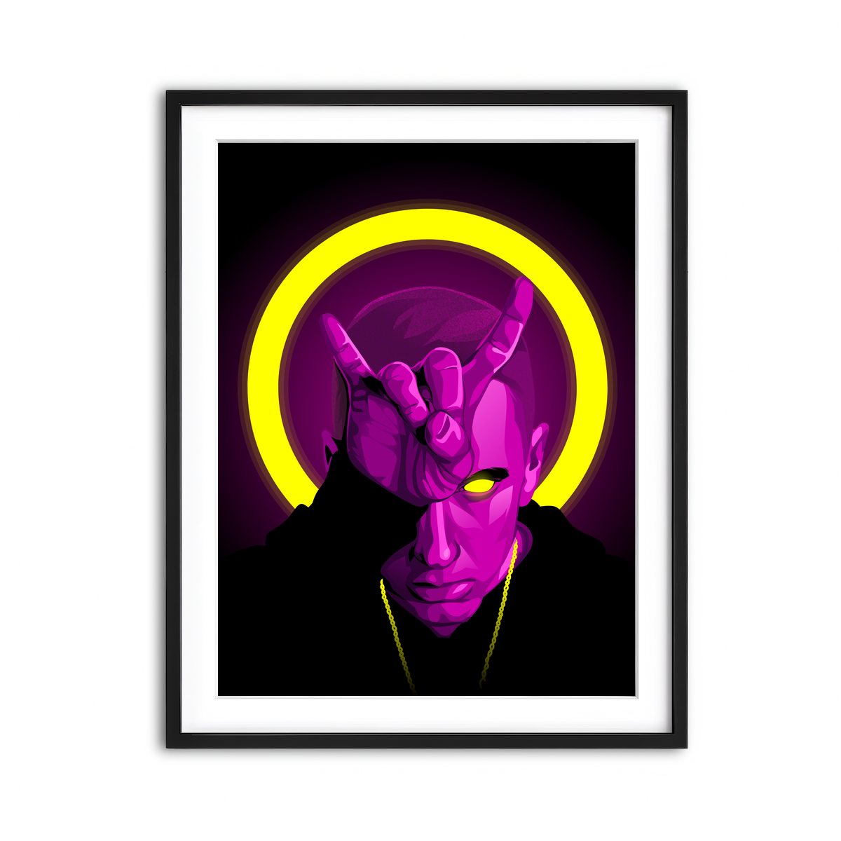 Framed Print 3x4 Black