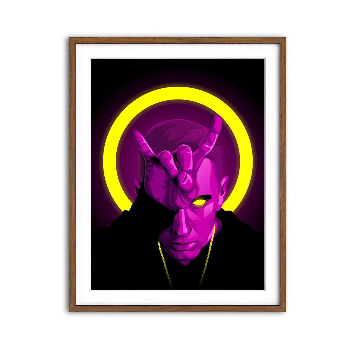 Framed Print 3x4 Walnut