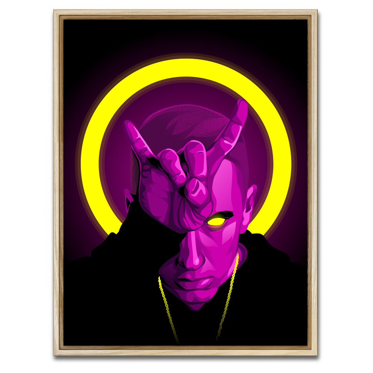 AUTO-MOCKUP WHITE | Slim Shady | 1 Piece | Natural Framed Canvas | group=3x4