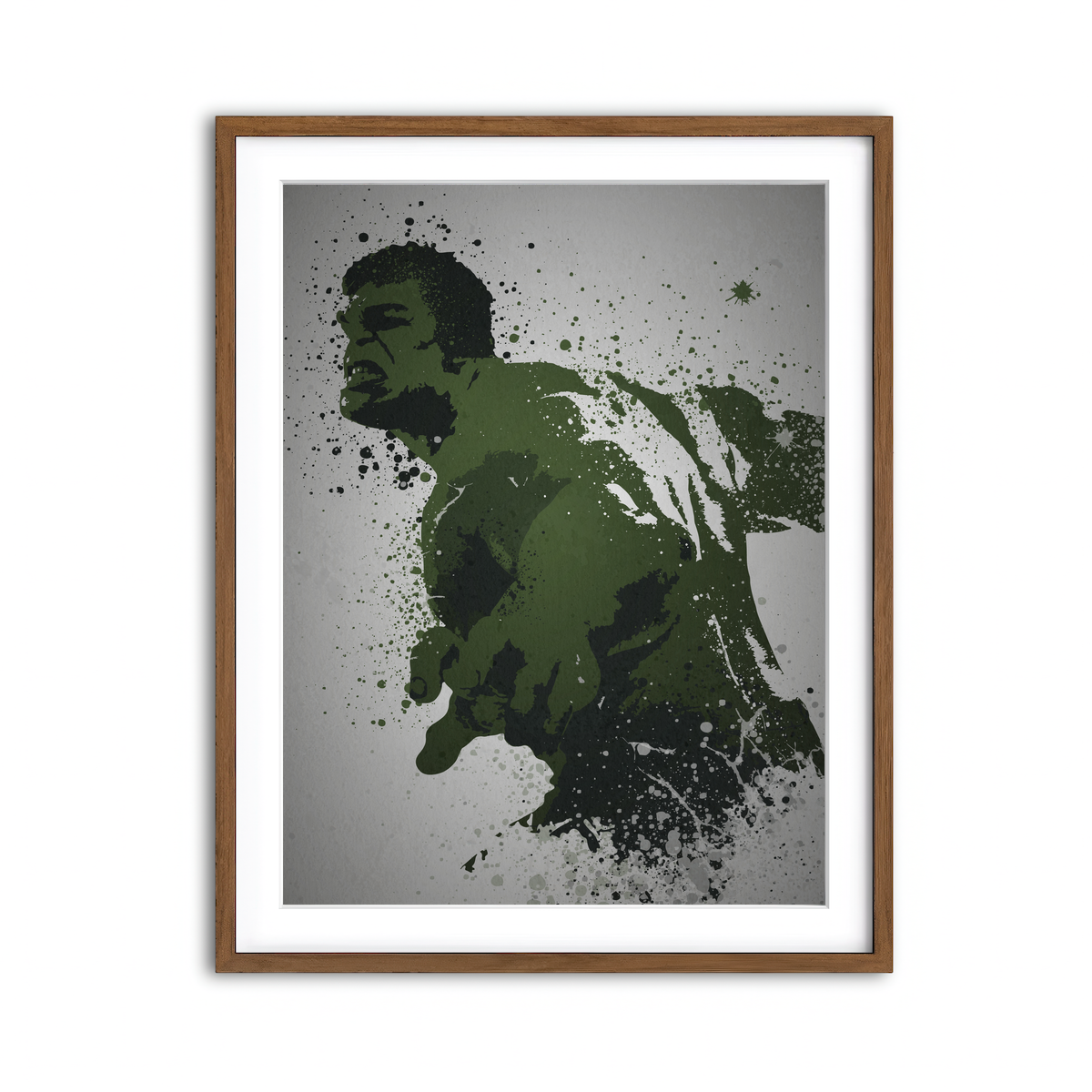 Framed Print 3x4 Walnut