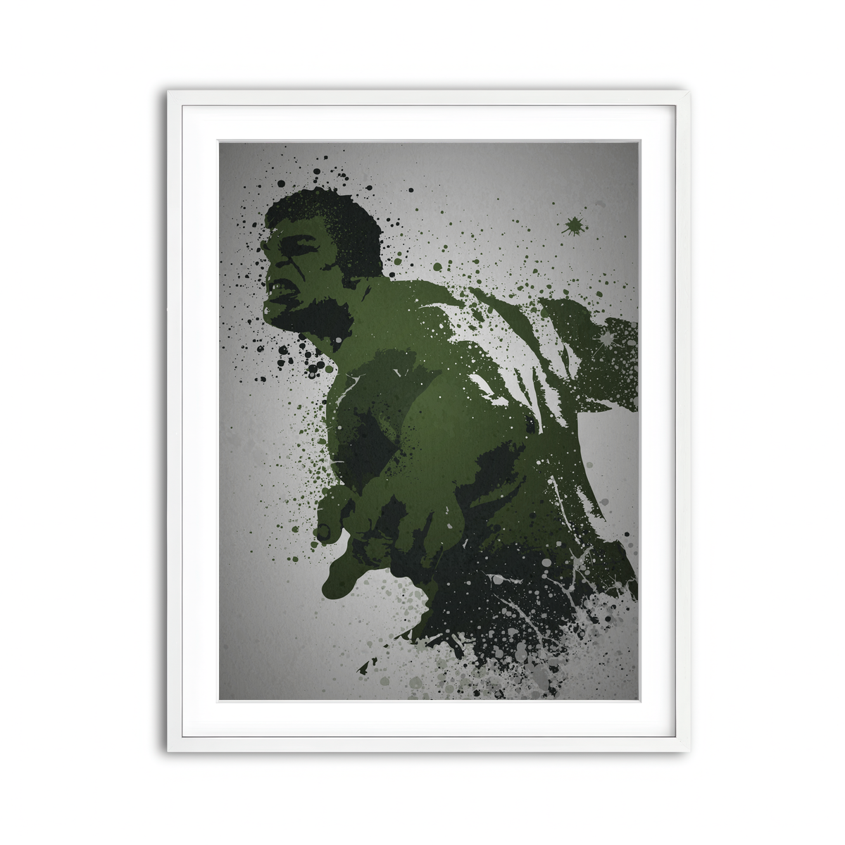 Framed Print 3x4 White