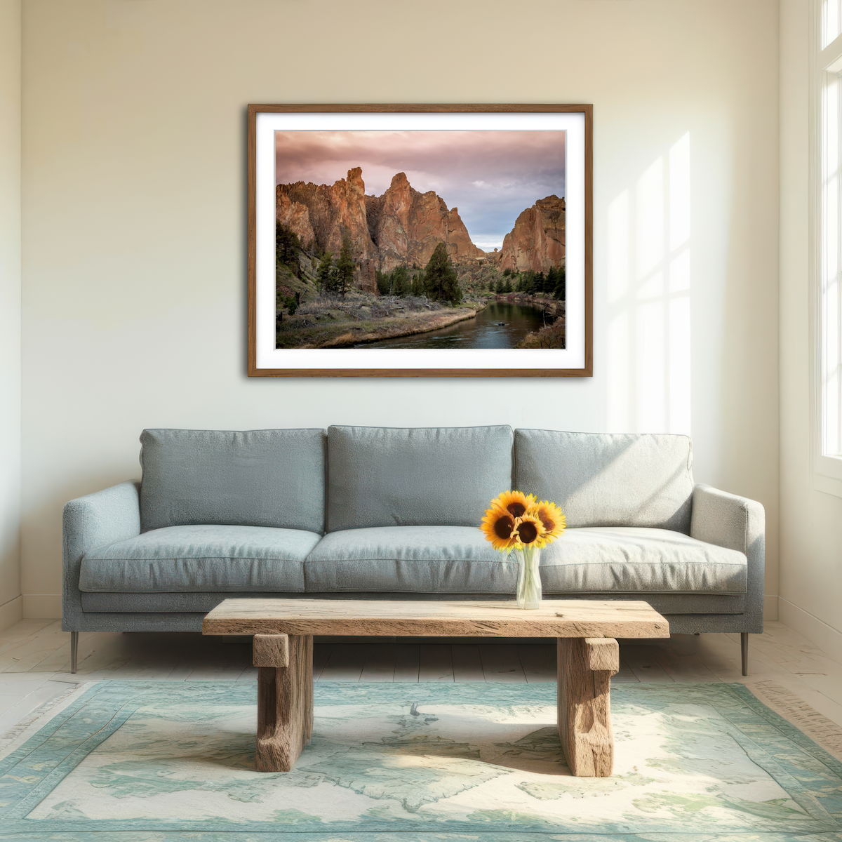 AUTO-MOCKUP ROOM | Smith Rock State Park Wall Art