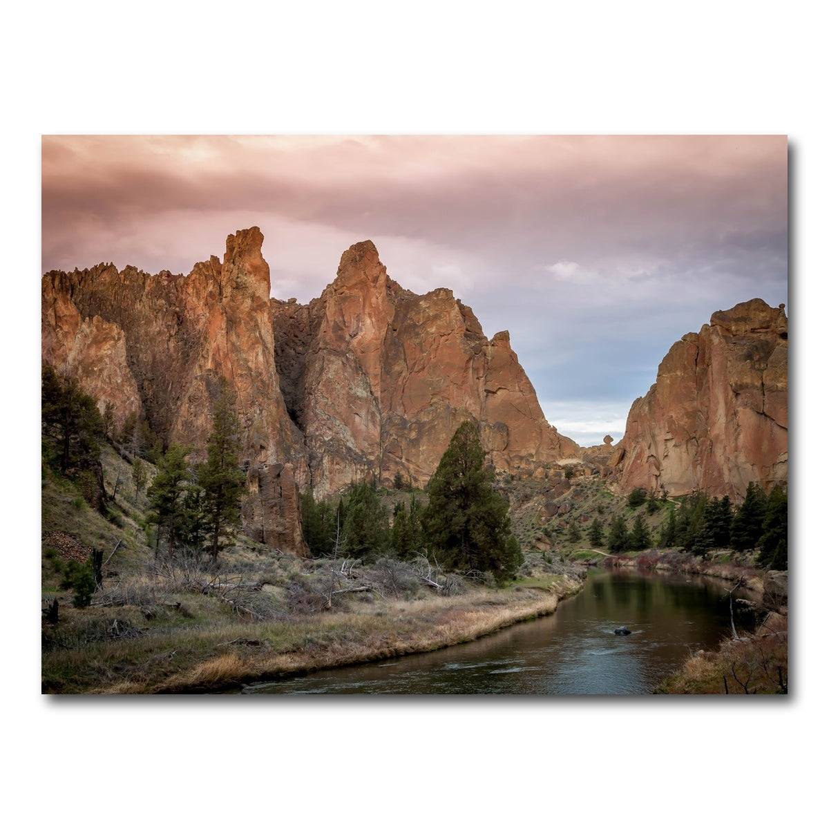 AUTO-MOCKUP WHITE | Smith Rock State Park | 1 Piece | Gallery Wrap Canvas | group=4x3