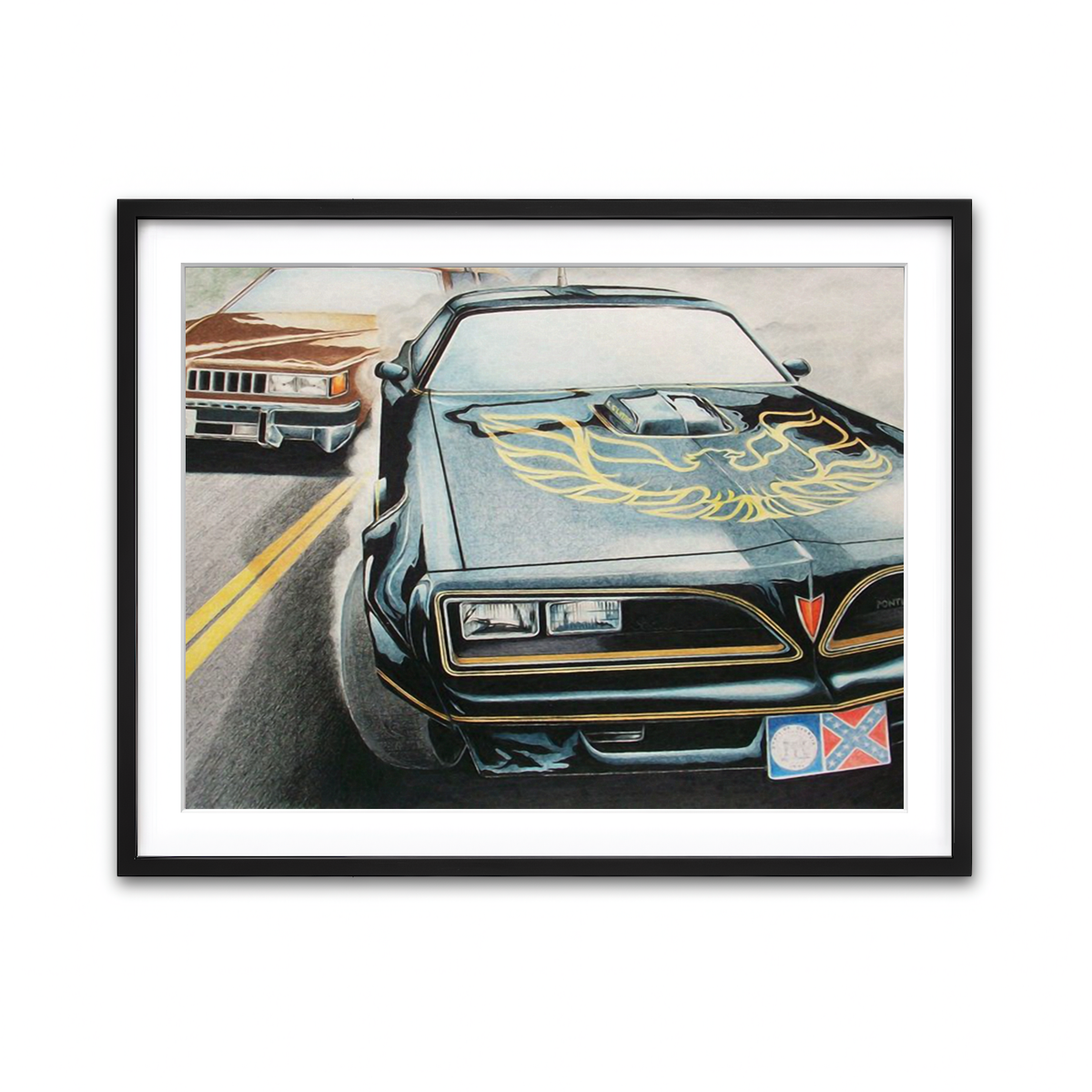 Framed Print 4x3 Black