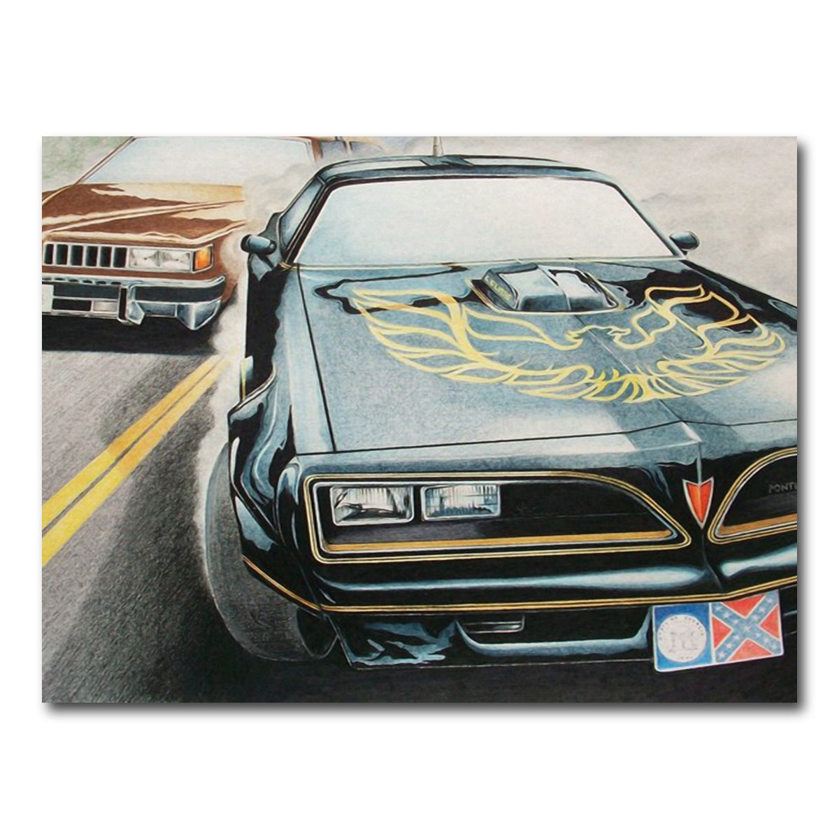 AUTO-MOCKUP WHITE | Smokey and the Bandit | 1 Piece | Gallery Wrap Canvas | group=4x3
