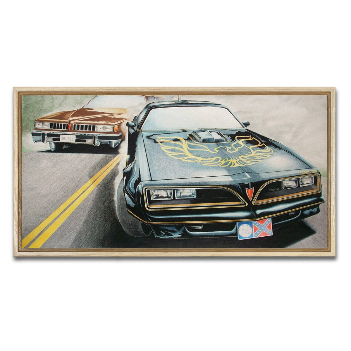 AUTO-MOCKUP WHITE | Smokey and the Bandit | 1 Piece | Natural Framed Canvas | group=2x1