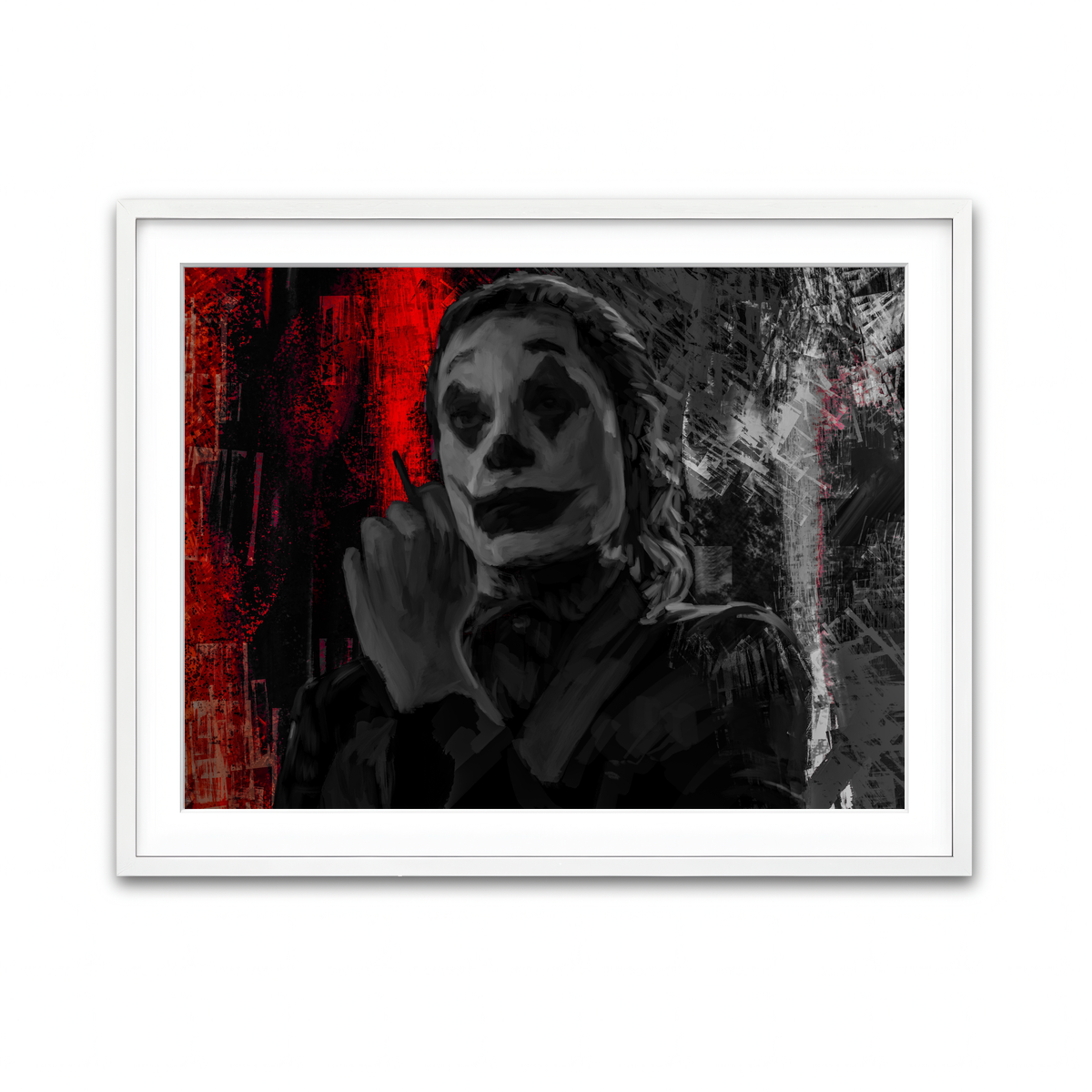 Framed Print 4x3 White