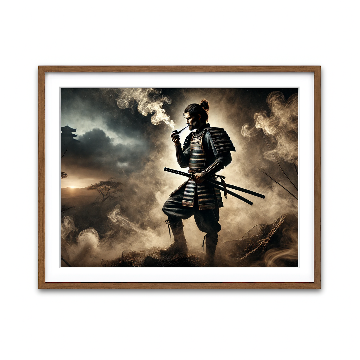 Framed Print 4x3 Walnut