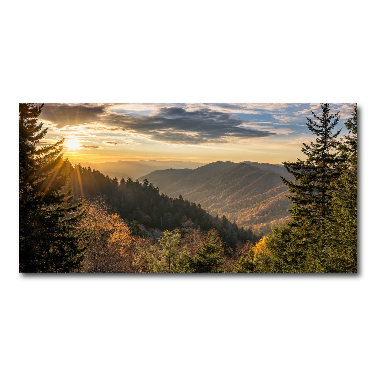 AUTO-MOCKUP WHITE | Smoky Mountains | 1 Piece | Gallery Wrap Canvas | group=2x1