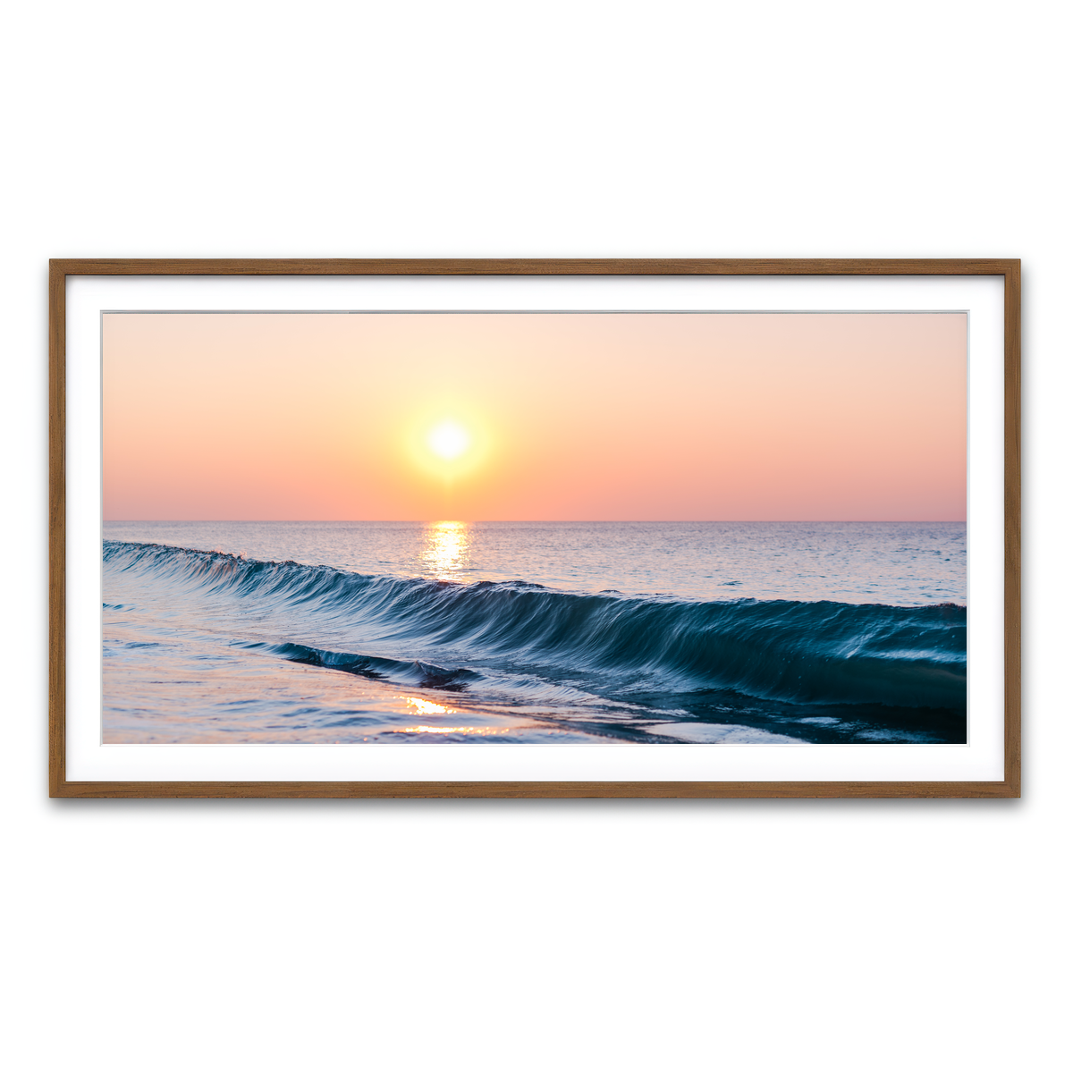 Framed Print 2x1 Walnut