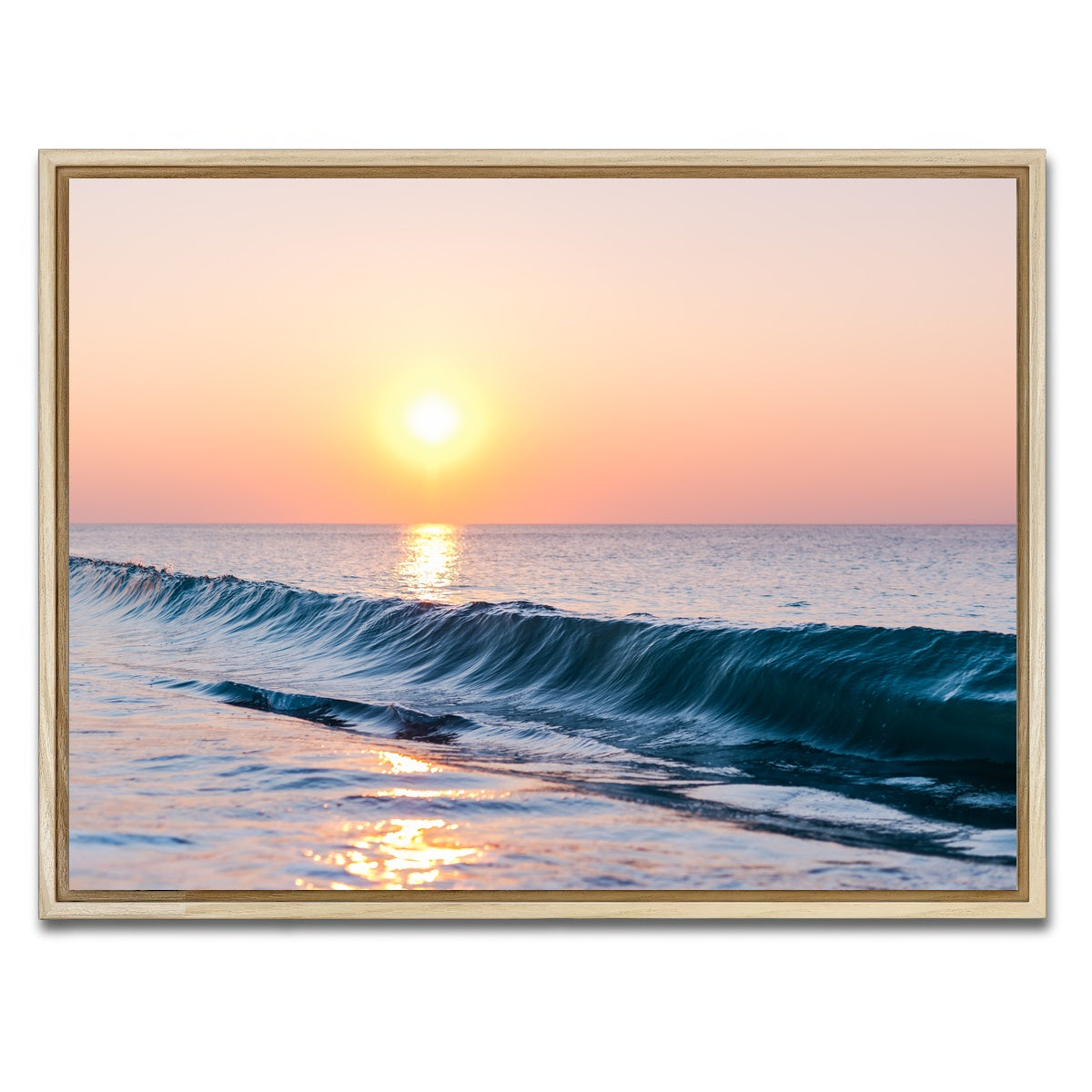 AUTO-MOCKUP WHITE | Smooth Wave | 1 Piece | Natural Framed Canvas | group=4x3