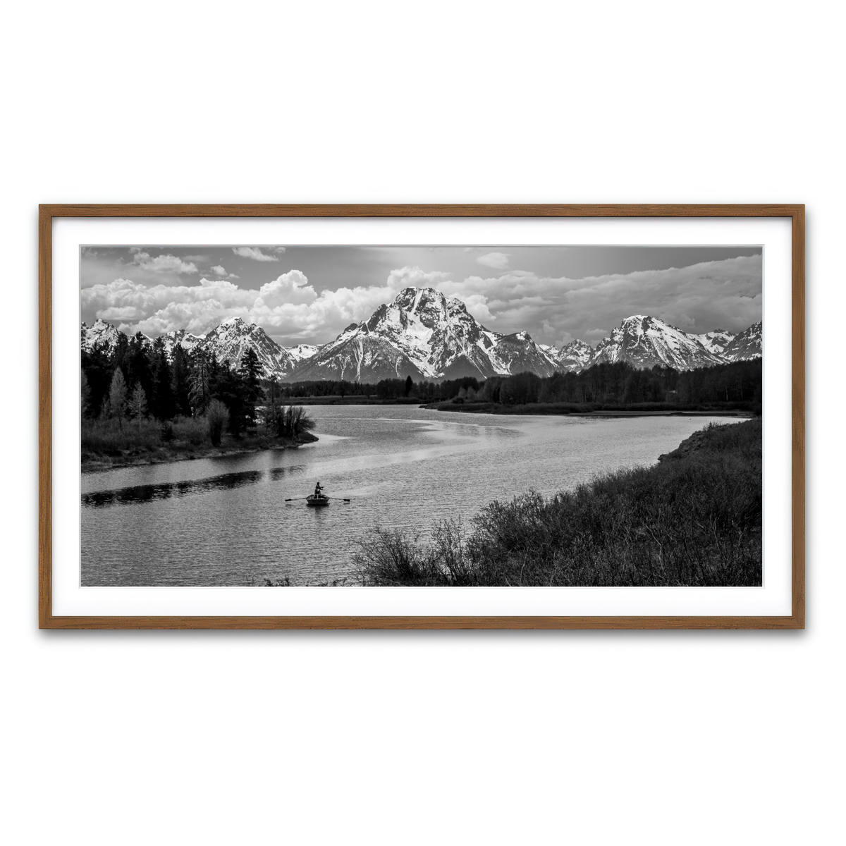 Framed Print 2x1 Walnut
