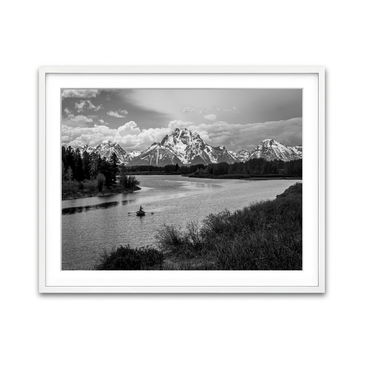 Framed Print 4x3 White