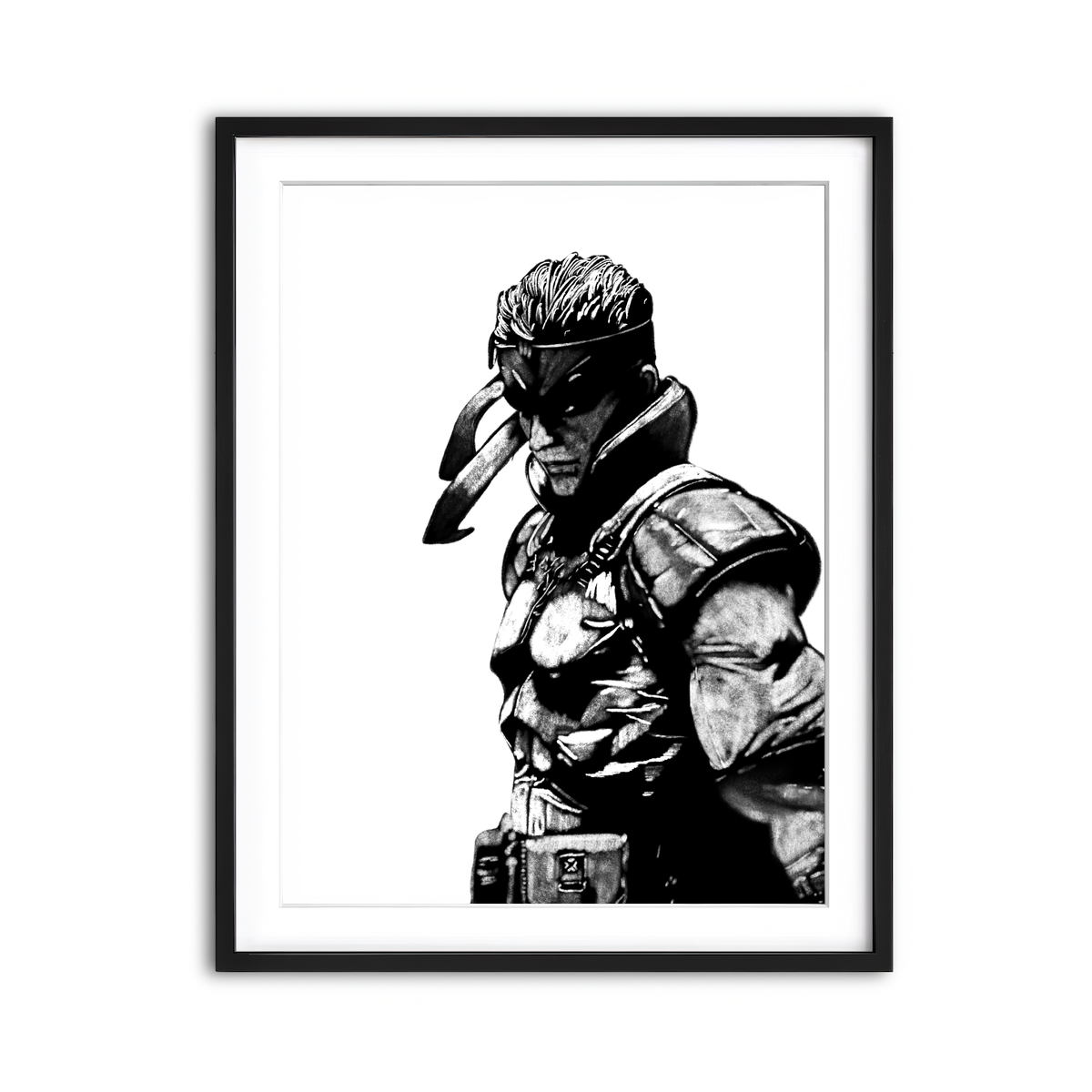Framed Print 3x4 Black