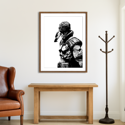 AUTO-MOCKUP ROOM | Snake Wall Art