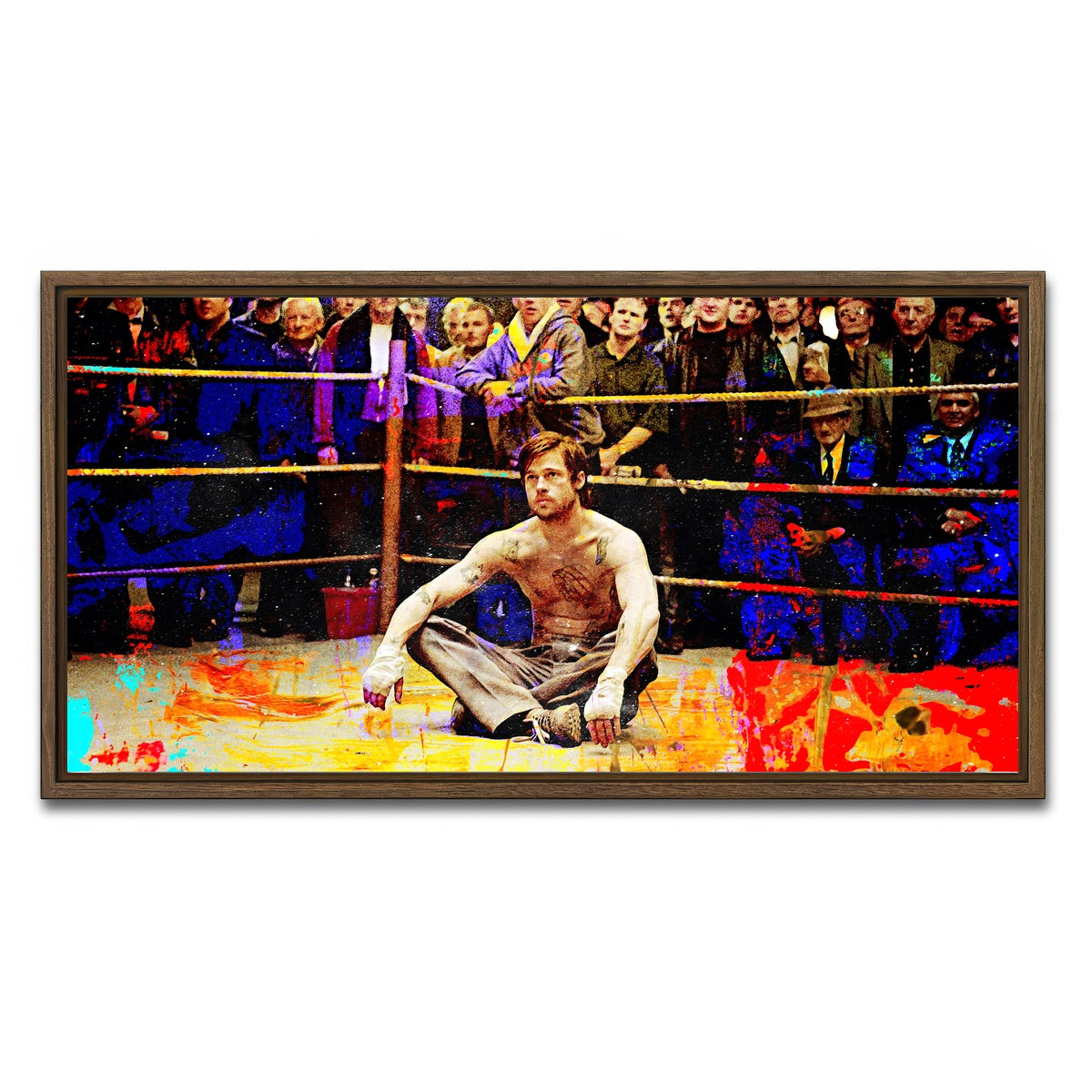 AUTO-MOCKUP WHITE | Snatch - Mickey | 1 Piece | Walnut Framed Canvas | group=2x1