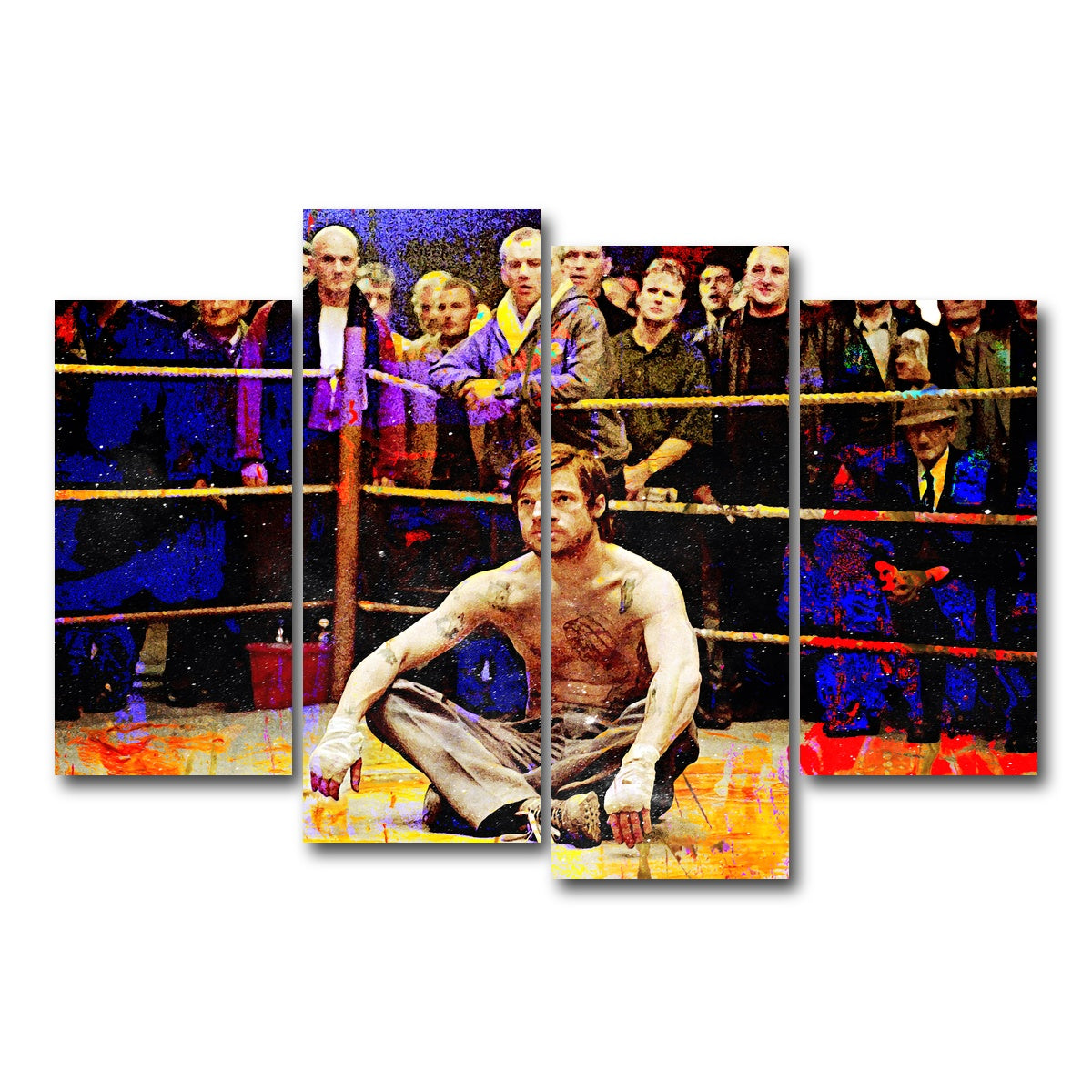 AUTO-MOCKUP WHITE | Snatch - Mickey | 4 Piece | Gallery Wrap Canvas | group=4_short