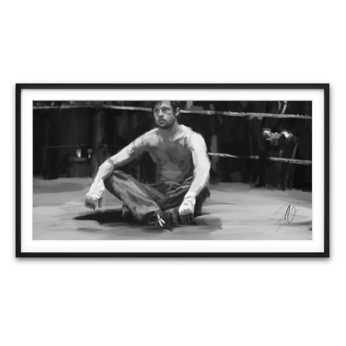 Framed Print 2x1 Black