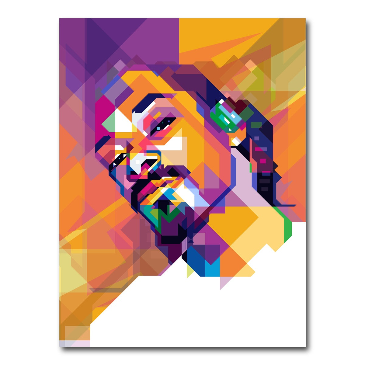 AUTO-MOCKUP WHITE | Snoop Dogg | 1 Piece | Gallery Wrap Canvas | group=3x4