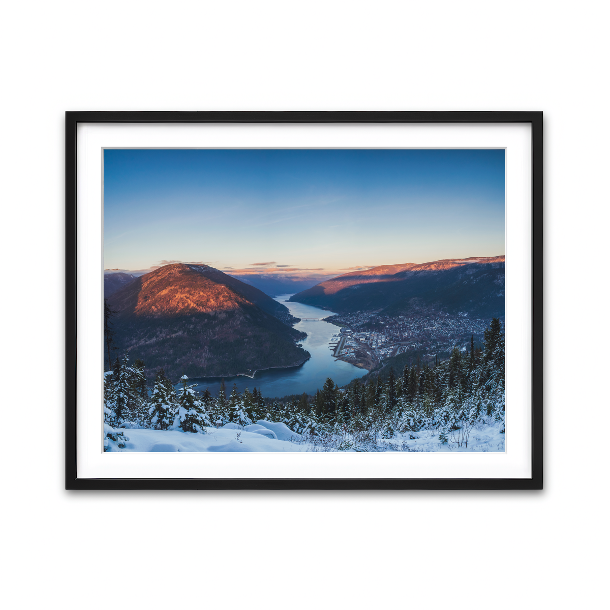 Framed Print 4x3 Black