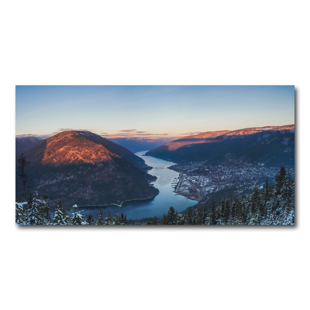 AUTO-MOCKUP WHITE | Snow Capped Creek | 1 Piece | Gallery Wrap Canvas | group=2x1