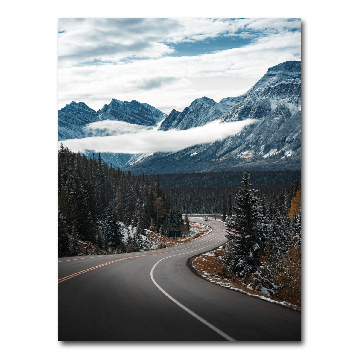 AUTO-MOCKUP WHITE | Snow Drive | 1 Piece | Gallery Wrap Canvas | group=3x4