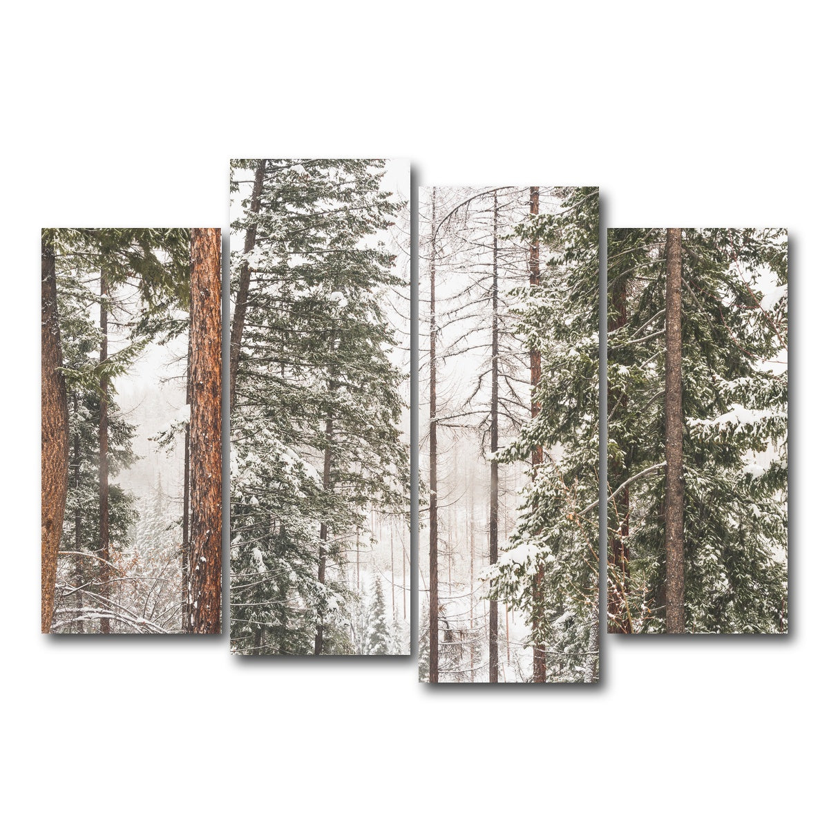 AUTO-MOCKUP WHITE | Snow in Lois Creek | 4 Piece | Gallery Wrap Canvas | group=4_normal