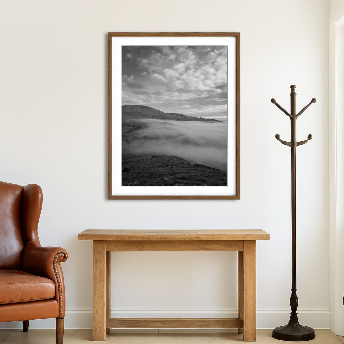 AUTO-MOCKUP ROOM | Snowdonia Mist Wall Art