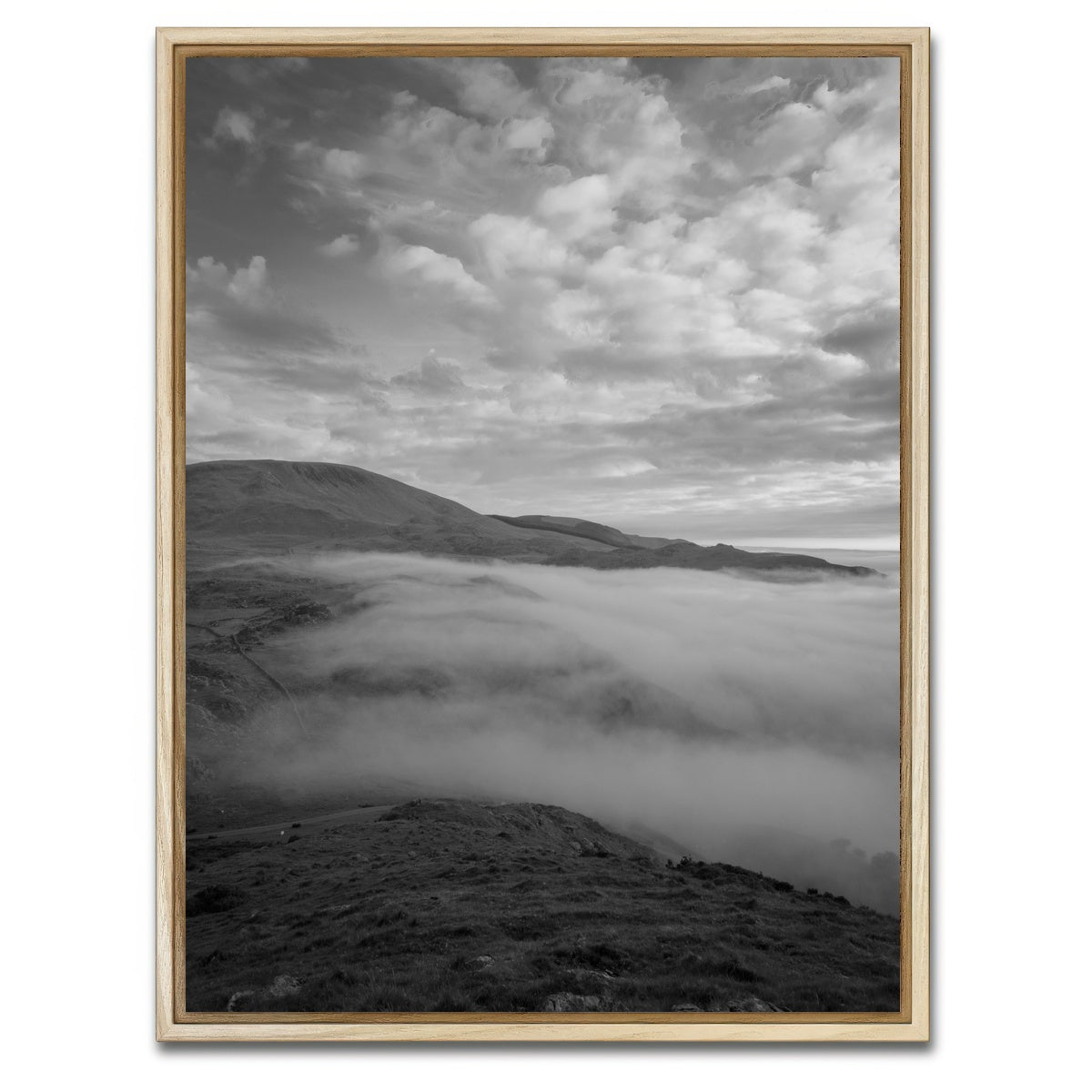 AUTO-MOCKUP WHITE | Snowdonia Mist | 1 Piece | Natural Framed Canvas | group=3x4