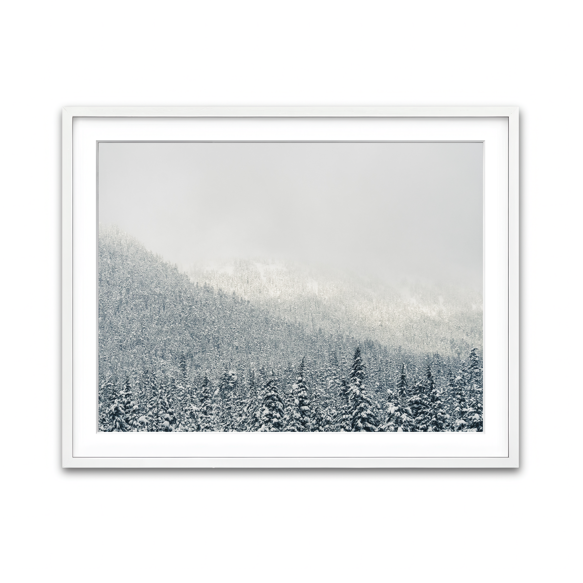 Framed Print 4x3 White