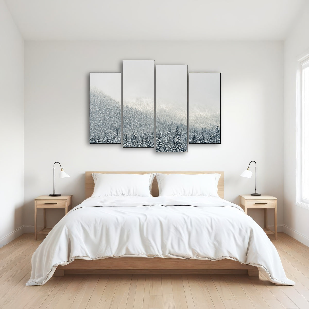 AUTO-MOCKUP ROOM | Snowy Mountains