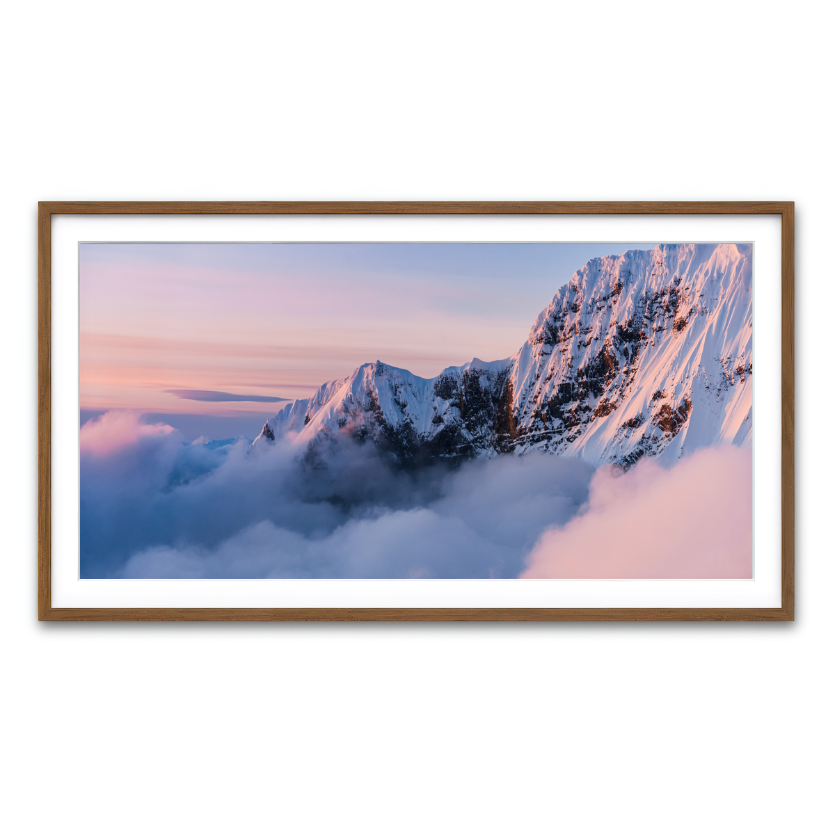 Framed Print 2x1 Walnut