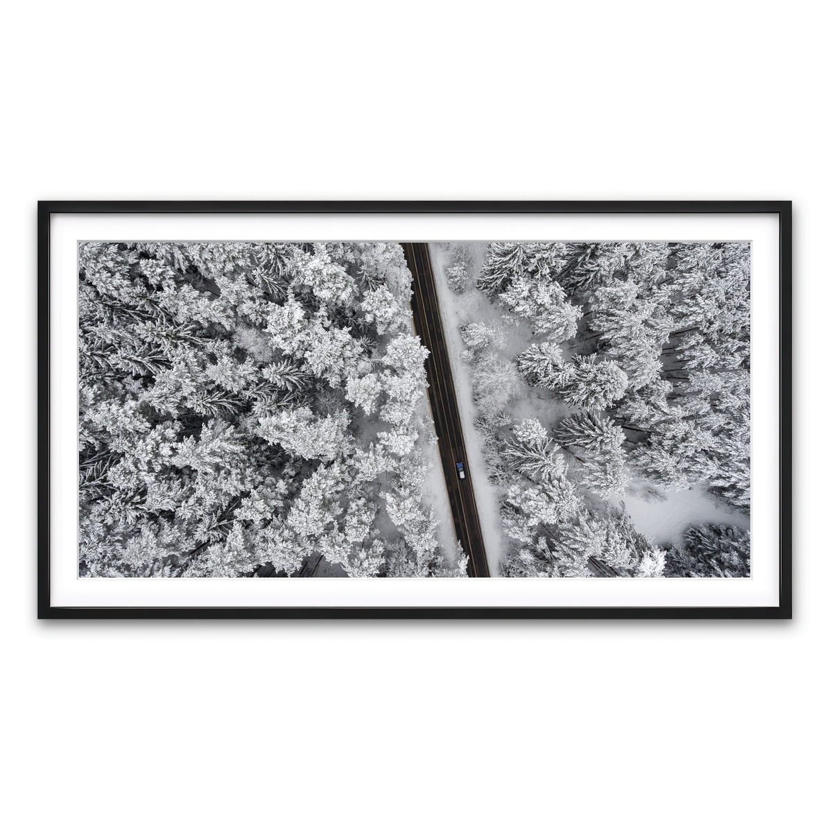 Framed Print 2x1 Black