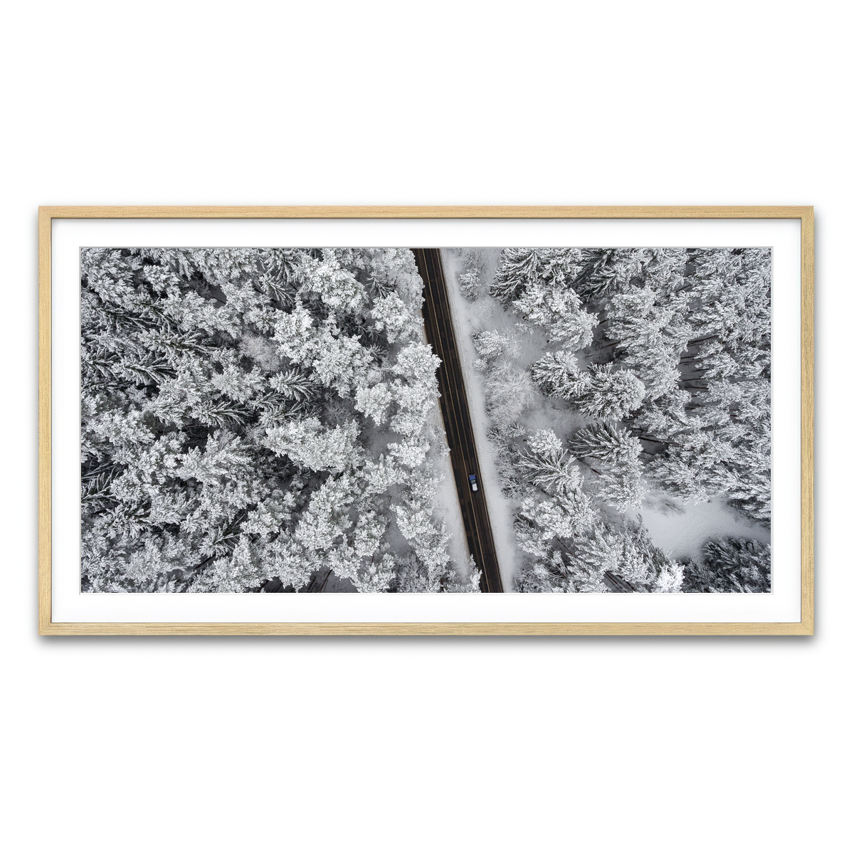 Framed Print 2x1 Natural
