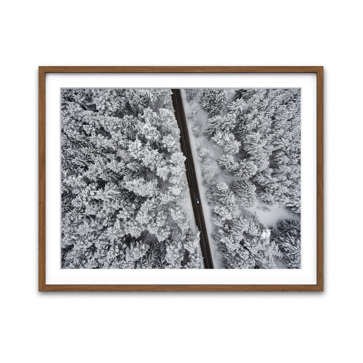 Framed Print 4x3 Walnut