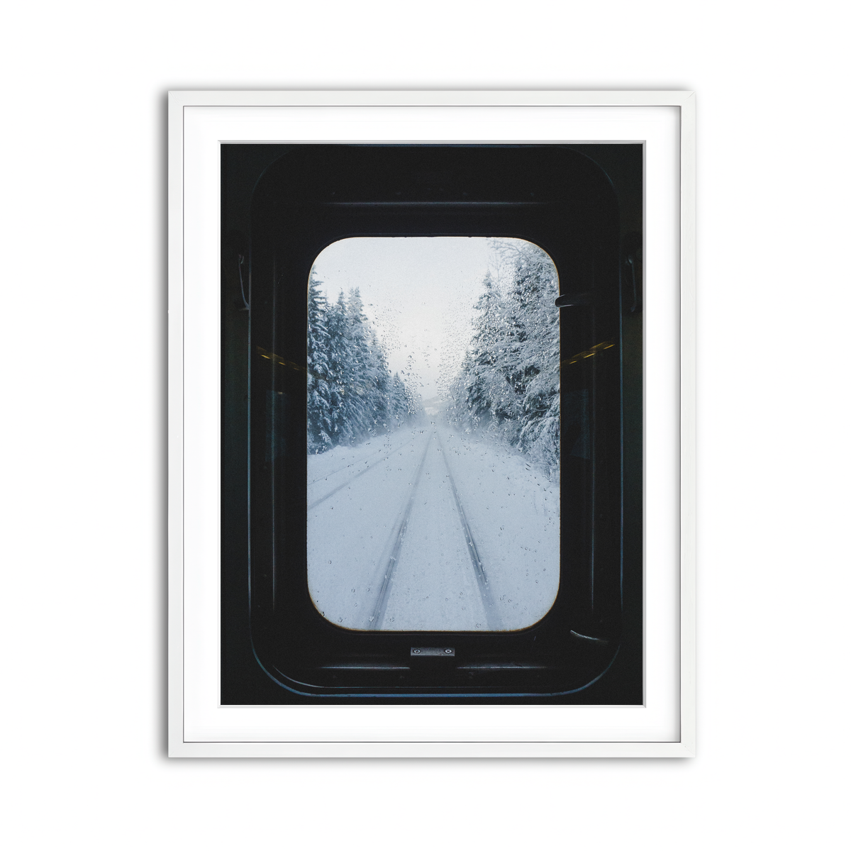 Framed Print 3x4 White