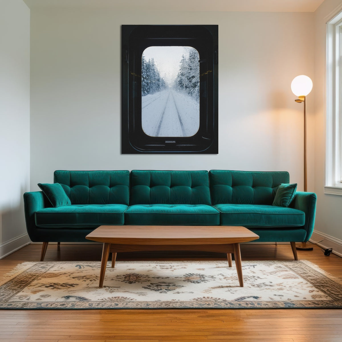 AUTO-MOCKUP ROOM | Snowy Train