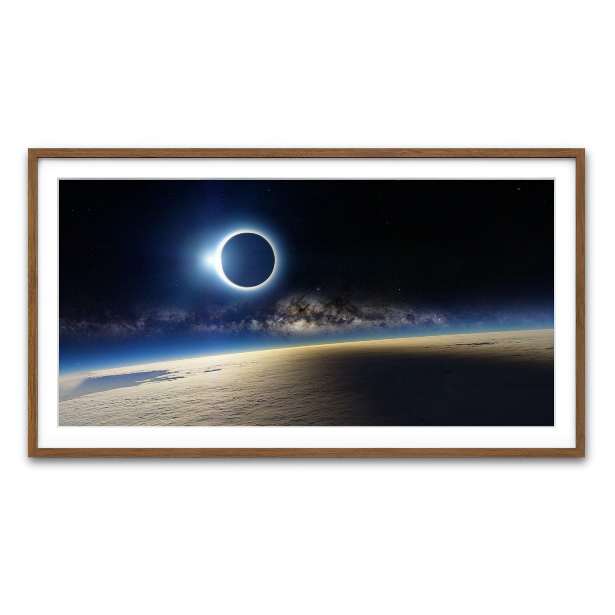 Framed Print 2x1 Walnut