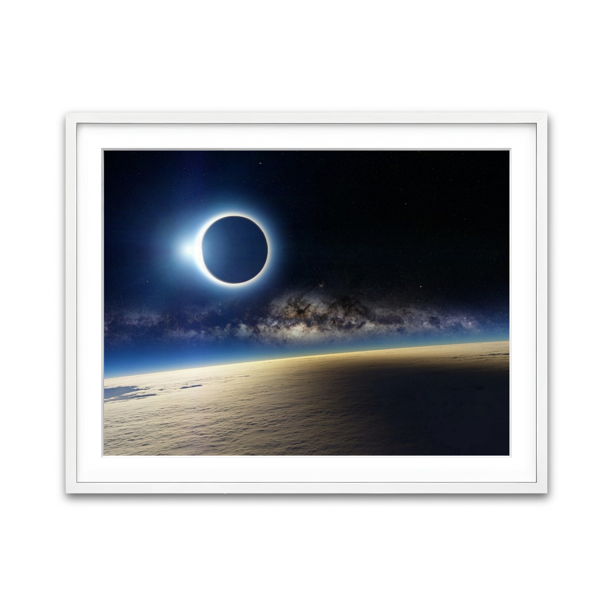 Framed Print 4x3 White