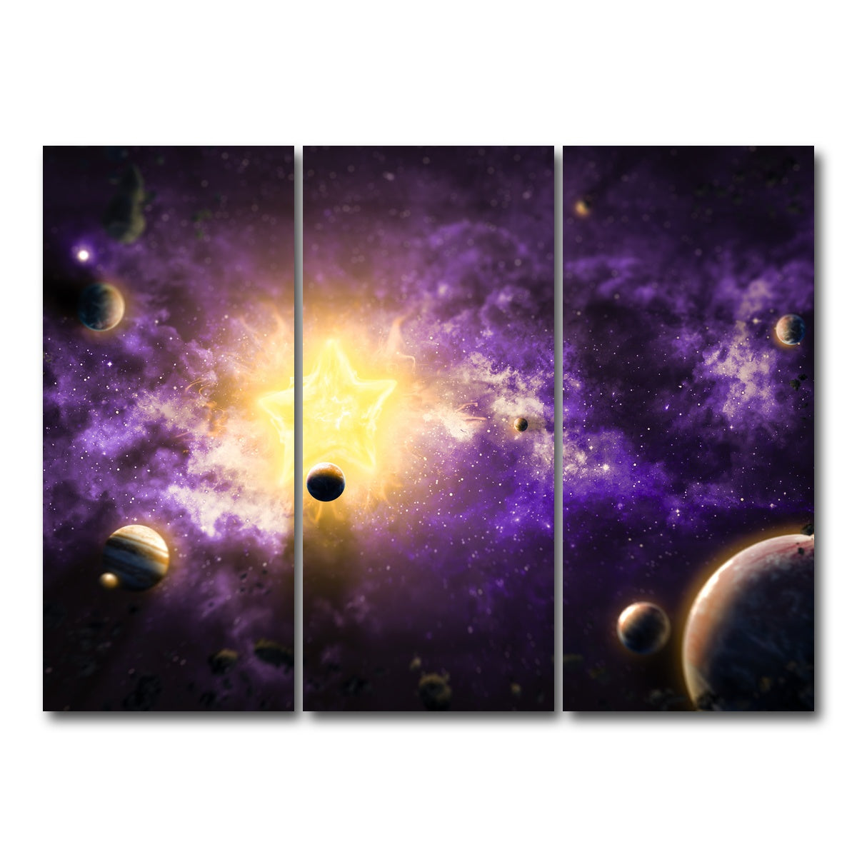 AUTO-MOCKUP WHITE | Solar System | 3 Piece | Gallery Wrap Canvas | group=8x18
